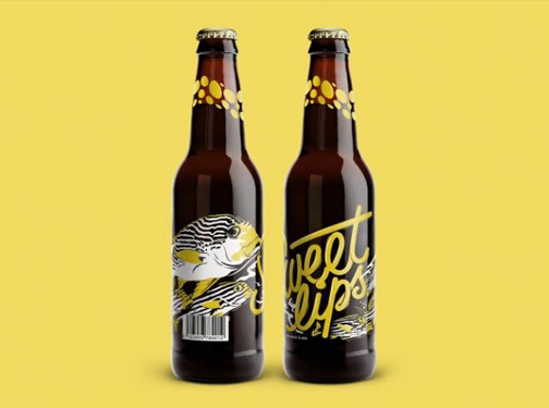 啤酒包裝設計，石特包裝設計充滿動感的啤酒包裝設計