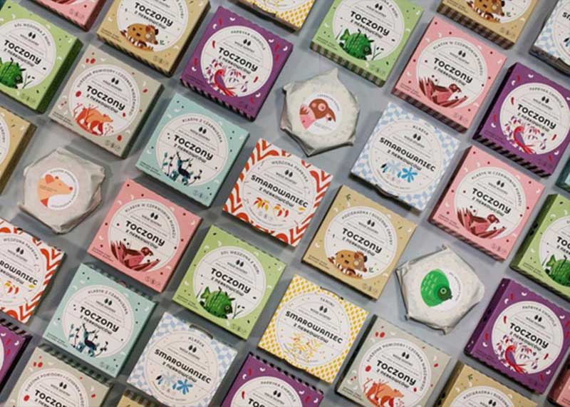 可鹽可甜，動物愛好者的心頭好｜小清新插畫素食包裝設計