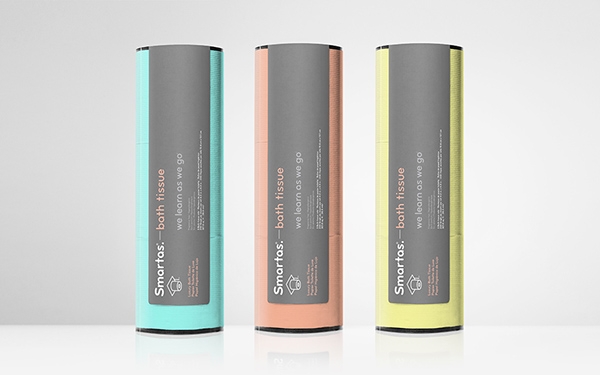 衛生紙品牌包裝設計，用色彩綻放美麗