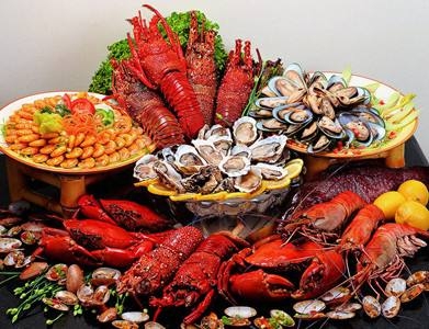 新鮮餐飲食材，冷凍海鮮食品包裝設計