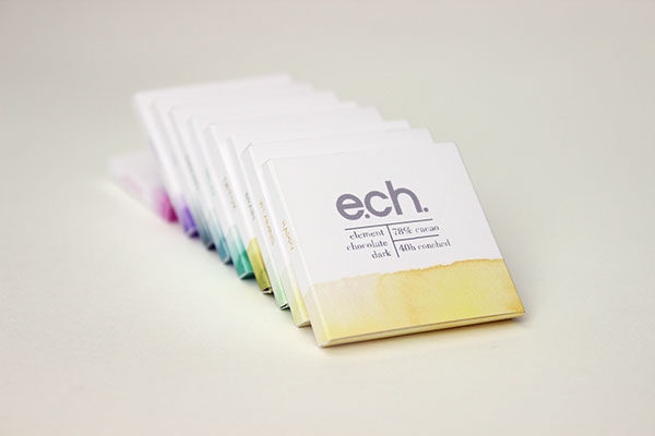 彩色之光, 生態(tài)手工巧克力食品包裝設(shè)計(jì)工程。