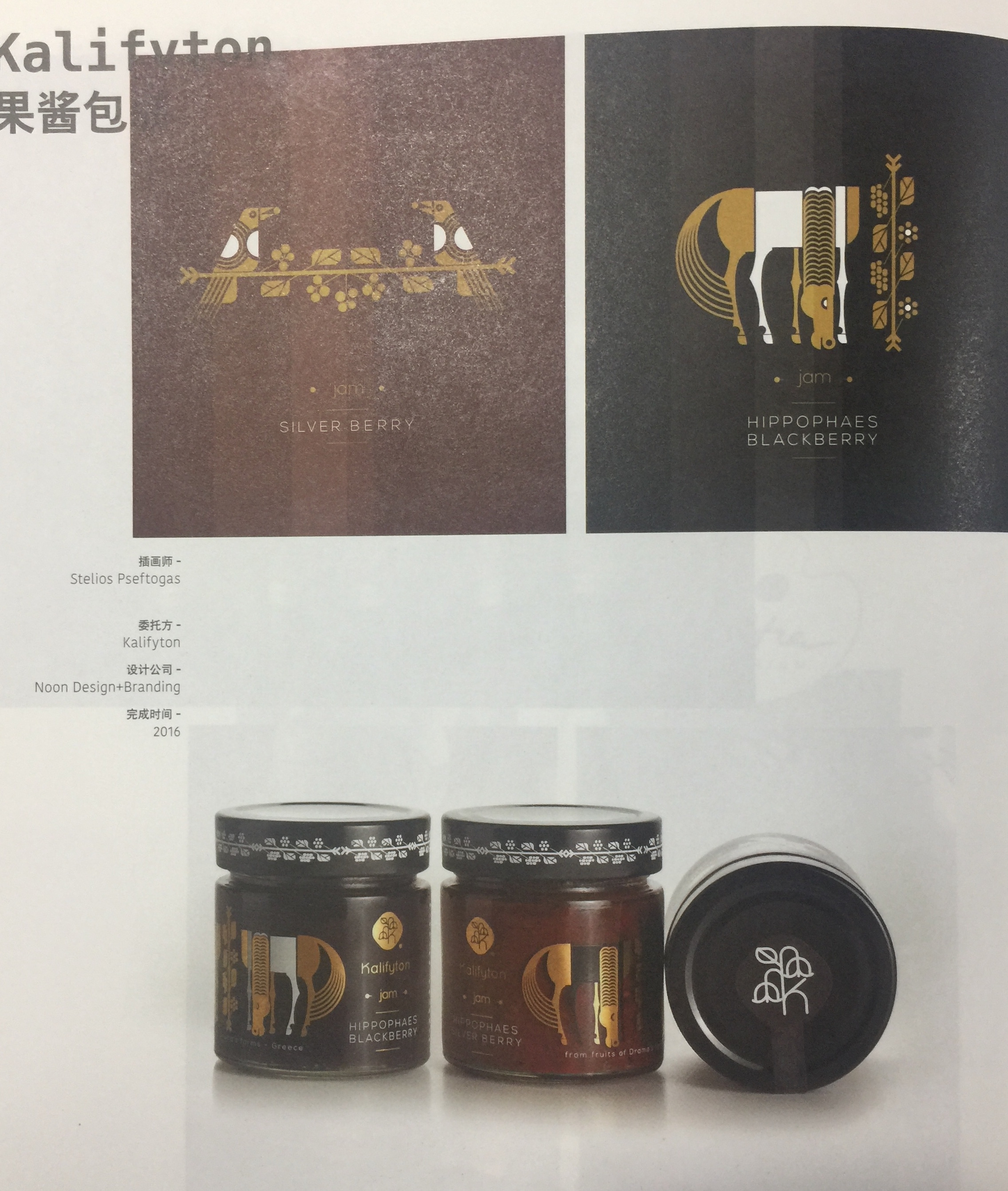 帶來獨(dú)特味覺體驗(yàn)的食品-黑莓、銀果胡頹子和沙棘果醬包裝設(shè)計(jì)