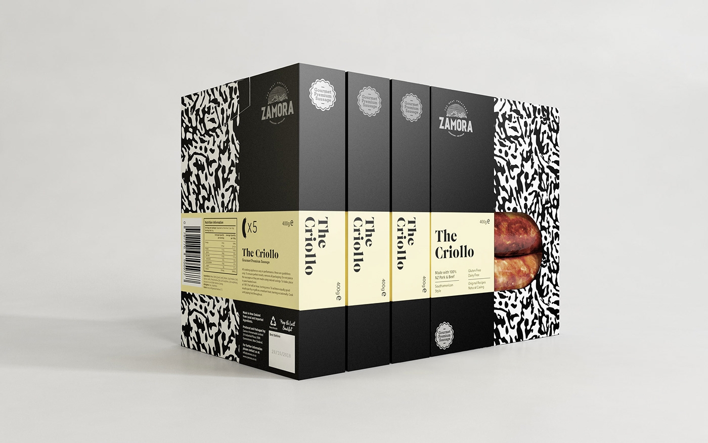 自制美味的香腸食品包裝設(shè)計