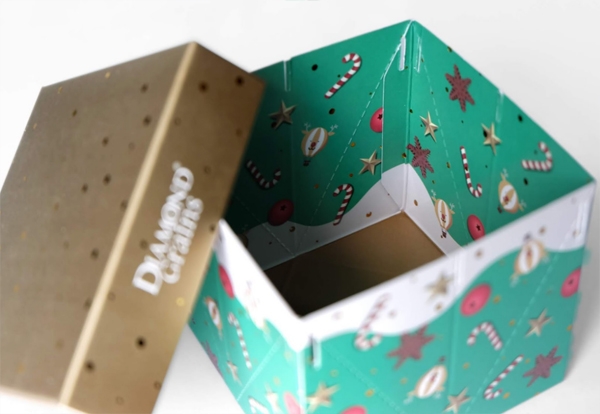巧克力盒化身圣誕樹！包裝結構創意為顧客帶來的驚喜體驗